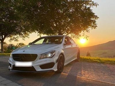 Brugt Mercedes CLA200 AMG line 156 HK (114 kW) 2015 Hvid Coupe