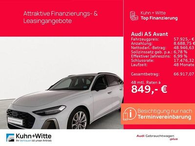 Gletscherweiß metallic Gebraucht 2025 Audi A5 Edition .1 Kombi | 57.925 € (Etwas zu teuer)