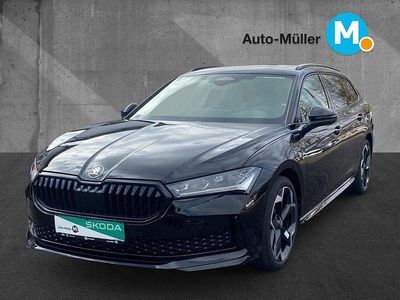 Neu Skoda Superb SportLine 204 PS (150 kW) 2026 Schwarz Kombi
