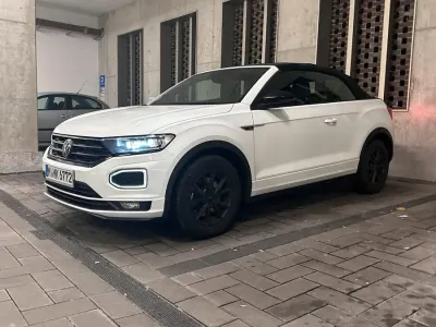 Gebraucht VW T-Roc Cabriolet 150 PS (110 kW) 2021 Weiß Cabrio