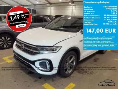 Gebraucht VW T-Roc Cabriolet R-line 150 PS (110 kW) 2025 Pure white SUV