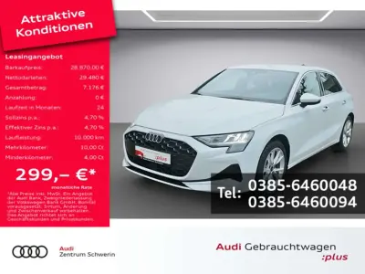 Gebraucht Audi A3 Advanced 150 PS (110 kW) 2025 Gletscherweiss Limousine