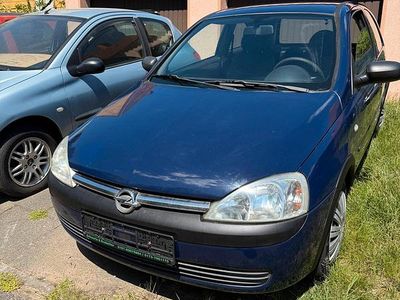 Gebraucht Opel Corsa 75 PS (55 kW) 2002 Blau Kleinwagen