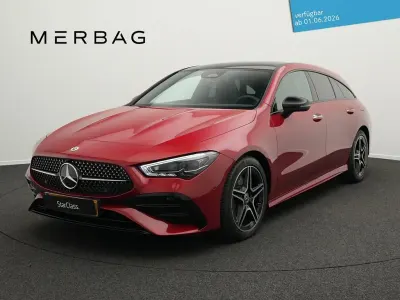 Gebraucht Mercedes CLA200 Shooting Brake AMG Line Premium 163 PS (119 kW) 2026 Rot Kombi