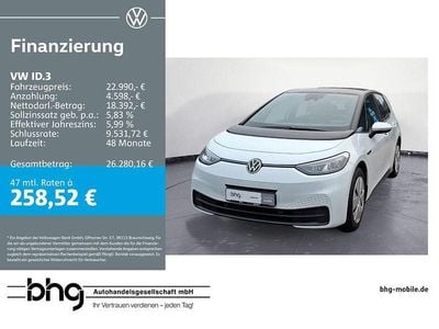 Gebraucht VW ID.3 Pro Performance 150 kW (204 PS) 2022 Weiß Kleinwagen