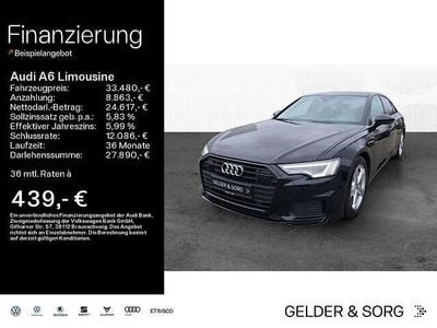 Brillantschwarz Gebraucht 2021 Audi A6 Sport Limousine | 31.880 € (Etwas zu teuer)