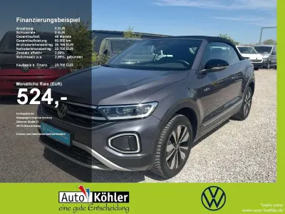 Gebraucht VW T-Roc Cabriolet Goal 116 PS (85 kW) 2025 Rauchgrau metallic Cabrio