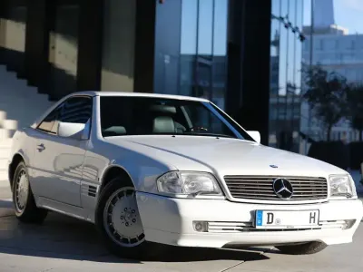 Gebraucht Mercedes SL500 320 PS (235 kW) 1992 Weiß Cabrio