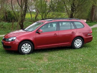 Second-hand VW Golf VI Trendline 105 CP (77 kW) 2010 Roșu Hatchback