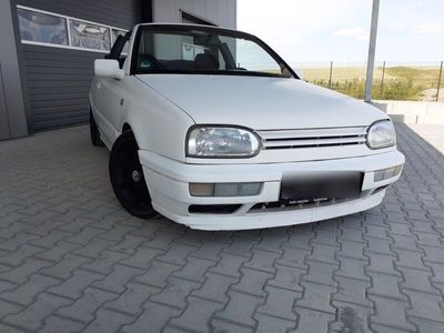 gebraucht VW Golf Cabriolet Mattweiß, Sportfahrwerk