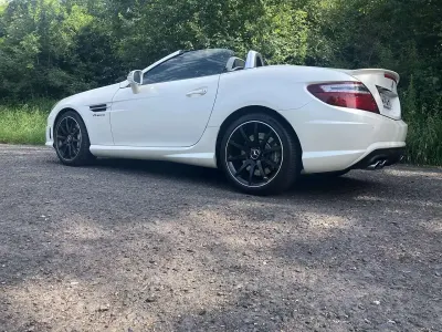 Gebraucht Mercedes SLK55 AMG AMG Edition 1 421 PS (309 kW) 2012 Weiß Cabrio