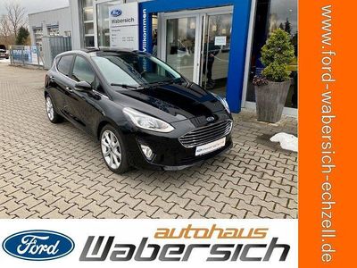 Gebraucht Ford Fiesta Titanium 101 PS (74 kW) 2018 Iridiumschwarz metallic Kleinwagen