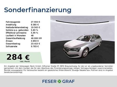 Gebraucht Skoda Superb Style 200 PS (147 kW) 2022 Brillantsilber metallic Kombi