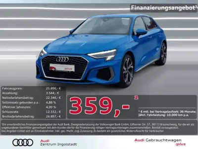 Gebraucht Audi A3 Sportback g-tron Ambiente 131 PS (96 kW) 2022 Turboblau Kleinwagen