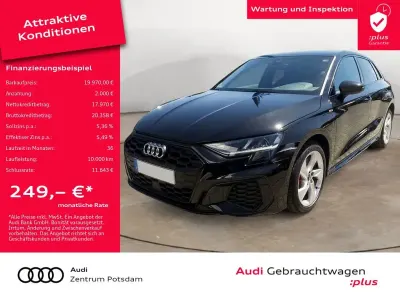 Gebraucht Audi A3 S-Line 150 PS (110 kW) 2023 Schwarz Limousine