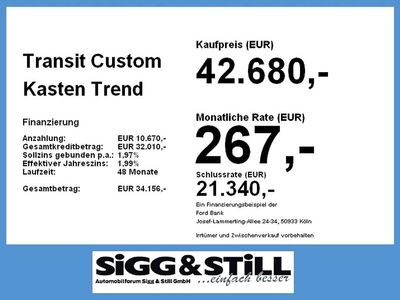 Neu Ford Transit Custom Trend 170 PS (125 kW) 2026 Frost weiß Van / Kleinbus