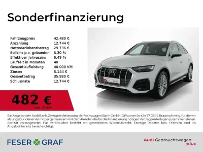 Gebraucht Audi Q5 Sportback Ambiente 286 PS (210 kW) 2022 Gletscherweiß metallic SUV