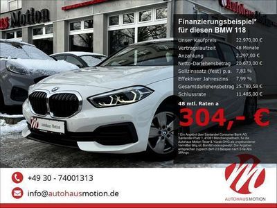 gebraucht BMW 118 d Advantage LED NAVI KAMERA Apple CarPlay