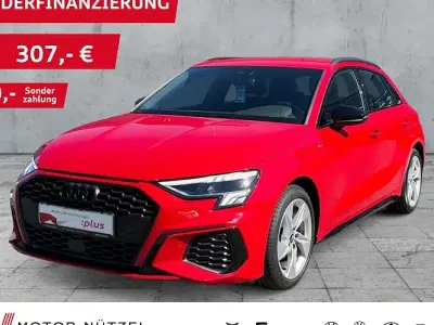 Używany Audi A3 S-Line 116 KM (85 kW) 2023 Czerwony Sedan/Limuzyna