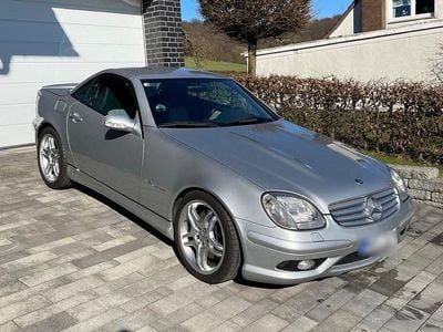 Usata Mercedes SLK32 AMG AMG 354 CV (260 kW) 2002 Argento Cabrio