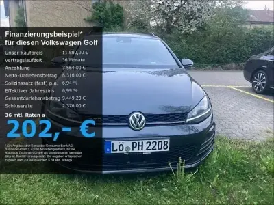 Gebraucht VW Golf VII GTD 184 PS (135 kW) 2016 Carbon steel grey metallic Kombi