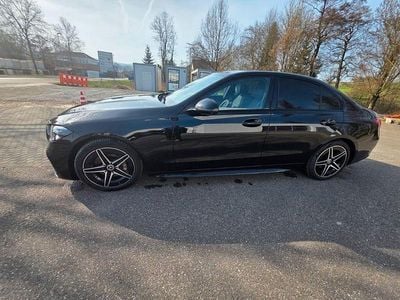 Gebraucht Mercedes C180 AMG line 170 PS (125 kW) 2022 Schwarz Limousine
