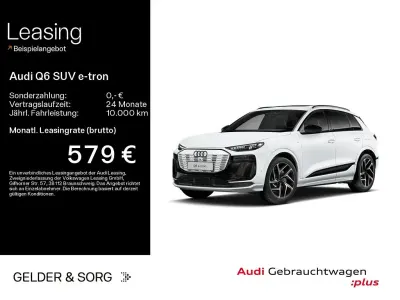 Gebraucht Audi Q6 e-tron Comfort 284 kW (387 PS) 2025 Gletscherweiß metallic SUV