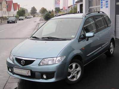 Gebraucht Mazda Premacy Active 101 PS (74 kW) 2003 Blau metallic Van / Kleinbus