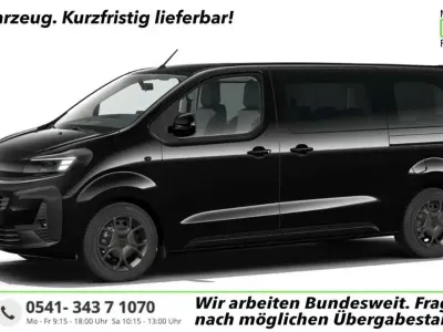 Neu Opel Zafira Life Edition 179 PS (131 kW) 2026 Karbon schwarz metallic Van / Kleinbus