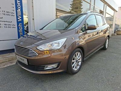Usata Ford Grand C-Max Titanium 125 CV (91 kW) 2018 Marrone Monovolume