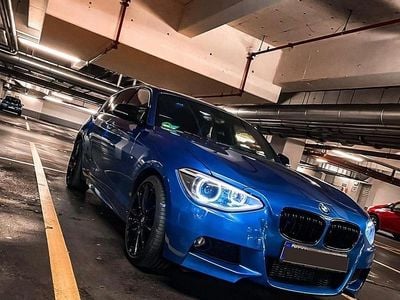 Usata BMW 120 M Sport 184 CV (135 kW) 2014 Blu Utilitaria