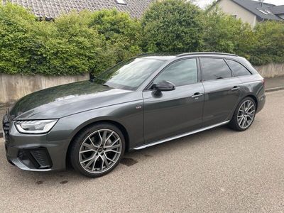 gebraucht Audi A4 Avant S line 40 TFSI 150kW 204PS S tronic Daytonagrau AHK