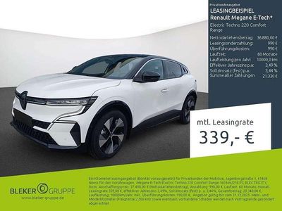 Gebraucht Renault Megane E-Tech Komfort 161 kW (220 PS) 2025 Arktis weiß dach schwarz Limousine