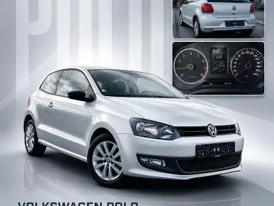 Käytetty VW Polo Edition 60 HP (44 kW) 2011 Hopea Viistoperä