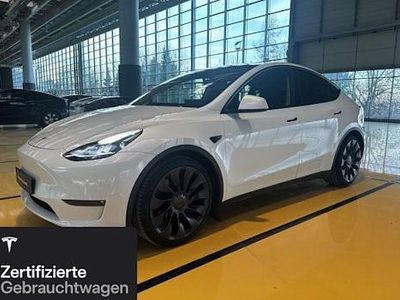 Weiß Gebraucht 2022 Tesla Model Y Performance SUV | 37.700 € (Fairer Preis)