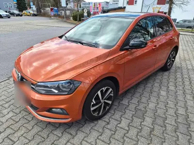 Brugt VW Polo Highline 95 HK (69 kW) 2020 Orange Hatchback