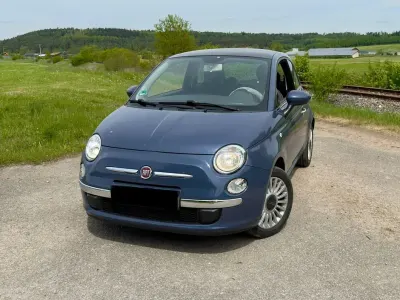 Gebraucht Fiat 500 Lounge 69 PS (50 kW) 2013 Blau Kleinwagen