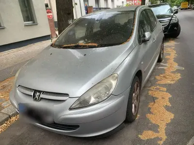 Gebraucht Peugeot 307 70 PS (51 kW) 2004 Silber Kleinwagen