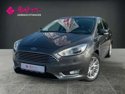 Gebraucht Ford Focus Titanium 150 PS (110 kW) 2017 Magneticgrau (metallic) (metallic) Kombi
