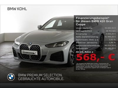Second-hand BMW 420 M Sport 188 CP (138 kW) 2025 Gri Coupe