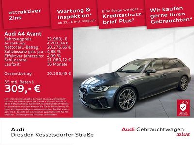 Daytonagrau perleffekt Gebraucht 2022 Audi A4 S-Line Kombi | 32.980 € (Etwas zu teuer)