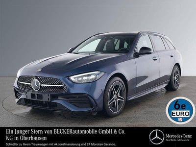 Sodalith blau Gebraucht 2024 Mercedes C300e AMG Line Premium Plus Kombi | 53.750 €