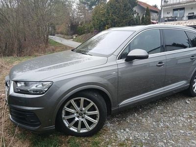 Begagnad Audi Q7 S-Line 272 HK (200 kW) 2017 Grå SUV