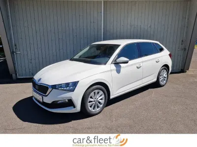 Gebraucht Skoda Scala Ambition 110 PS (80 kW) 2022 Weiß Kleinwagen