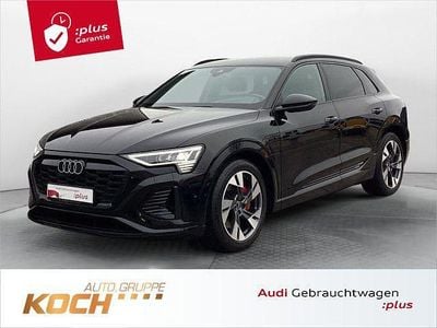 Mythosschwarz metallic Gebraucht 2023 Audi Q8 e-tron S-Line SUV | 51.890 € (Guter Preis)