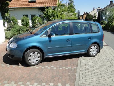 Gebraucht VW Touran Trendline 105 PS (77 kW) 2004 Grün metallic Van / Kleinbus