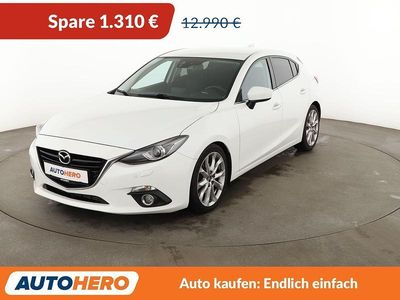 Gebraucht Mazda 3 Sports-Line 150 PS (110 kW) 2016 Weiß Limousine