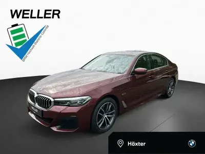 Używany BMW 530e Comfort Edition 292 KM (214 kW) 2021 Czerwony Sedan/Limuzyna