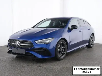 Brugt Mercedes CLA200 AMG line 150 HK (110 kW) 2025 Blå Sedan