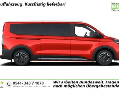 Neu Ford Tourneo Custom Active 170 PS (125 kW) 2026 Artisan red metallic Van